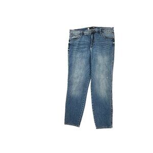 KUT From the Kloth Diana High Rise Fab Ab Ankle Skinny Women's size 14 Blue Jean